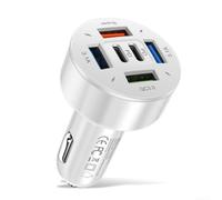 Chargeur de voiture adaptateur de charge rapide avec protection contre les surintensités et les surtensions, prend en charge plusieurs protocoles de charge, compatible avec les véhicules DC 12 V 24 V