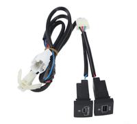 Chargeur de voiture adaptateur USB pour Golf GTI 2006-2012 MK5 MK6 pour qc3.0 Quick Charge Port Socket Noir (pour QC 3.0 + PD)