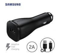 Chargeur de Voiture Allume Cigare Original rapide pour téléphone Samsung EP-LN915U avec cable Micro USB ECB-DU4EBE Noir