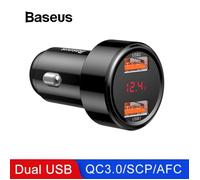 Chargeur de voiture - Baseus - 45W - Charge rapide 3.0 - USB double - Compatible Huawei