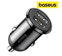Chargeur de voiture - Baseus - CCALLP-01 - 4.8A - Double USB - Noir