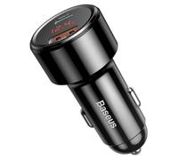 Chargeur de voiture - BASEUS - Charge Rapide QC 4.0 - USB Type C - Huawei Supercharge - 45W