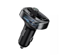 Chargeur de voiture avec modulateur, 2x USB, carte TF, MP3 - (CCMT000301) - Noir
