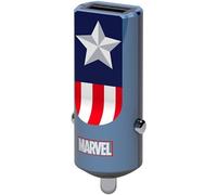 Chargeur de voiture Captain America - Allume cigare 2.4 A - Original Marvel, CCR11601