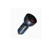 Baseus Chargeur de voiture CCKX U+C 65W PD/QC Ports USB et USB-C Écran LCD Gris