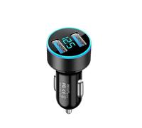 Chargeur De Voiture, Chargeur USB Allume-Cigare Total 60W [USB C 30W, Une Prise De 30w] 12V, PD3.0 Téléphone De Voiture Rapide Adaptateur De Métal pour 16 15 14 13 12 Pro Max Googl