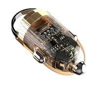 Chargeur de voiture compact 120 W USB C Solution de charge rapide pour téléphones, tablettes et autres chargeurs USB de type C à double port de charge