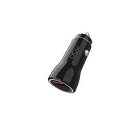 Chargeur de voiture - DCU - Double charge rapide 18W - USB-A et USB-C - Couleur noire - Universel