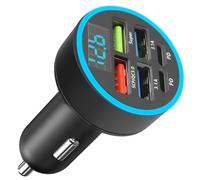Chargeur De Voiture Double USB 3.1A, Chargeur Allume Cigare USB C 6 Ports (2PD+2USB-A 3.1 1Super+1SCP/QC3.0), Allume Cigare USB pour Type-c, Android Et Bien Plus
