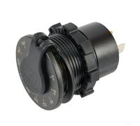 Chargeur de voiture double USB 5 V 4,8 A avec affichage voltmètre LED, interrupteur marche/arrêt et tension réelle pour voitures, SUV, motos, bateaux