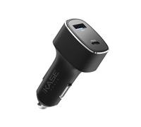 Chargeur de voiture dynamique double port charge rapide 48W (PPS), Noir