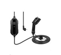 Chargeur de voiture électrique 6A-16A, centrale solaire, usage domestique, câble de chargement EV, Type 2, Type 1, 5 mètres, 10 M Type2 10 meters