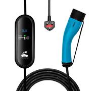 Chargeur de voiture électrique AK-EC-20 BS 1363 UK / Type2 LCD 1 phase 13A 3kW 5m