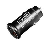 Chargeur de Voiture et Traceur GPS 2 en 1 -“ Find My ”Disponible dans Le Monde Entier, Compatible avec iOS, Double Port USB, Suivi GPS en Temps Réel pour Véhicule, Fonction Antivol