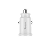 - Chargeur de voiture Grain (double USB 5 V 3,1 A) Blanc