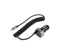 Chargeur de voiture LAMPA USB Type-C, prise allume-cigare 12/24 V