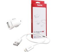 Kit charge allume cigare, Lightning, 12 W, blanc