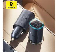 Chargeur de voiture magnétique Baseus 160W Type-C à charge rapide avec 4 ports USB pour iPhone 17 16 15 14 Pro Xiaomi Samsung