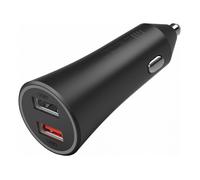 Xiaomi Mi 37W Dual-Port Car Charger Universel Noir Allume-cigare Auto