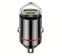 Chargeur de Voiture Mini USB 100 W à Double Port, Charge Rapide QC 3.0, 1 Prise Allume-Cigare, Adaptateur Secteur 12-24 V for téléphone Portable (Type C)(PD 30W QC3.0)