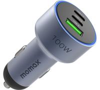 Chargeur de voiture MOMAX UC17E 100W USB-C/Type-C x 2 + USB Trois Ports