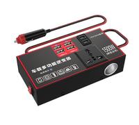 Chargeur de voiture onduleur - Convertisseur de de voiture 220 V, 1500 W multi-ports adaptateur USB pour camion, bateau, véhicule , station de travail, voyage, camping conducteur