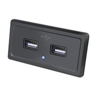 Chargeur de voiture Panneau de chargement avec 2 prises USB