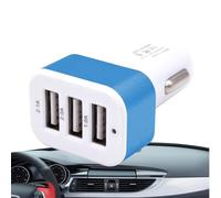 Chargeur de voiture, plug-and-play avec 3 ports USB, 1,77 x 2,56 pouces, Fast Charging Device for Automotive Intérieur, Compatible Smartphone, Tablettes, GPS, Cams, Travel