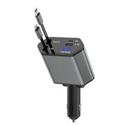 Chargeur de voiture pour iPhone, chargeur de voiture rapide USB C [certifié Apple MFi] Apple Chargeur de voiture 38 W double port adaptateur allume-cigare 0,6 x 0,9 m Câble Lightning PD&QC 3.0 pour