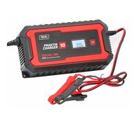 CHARGEUR DE VOITURE PRAKTIK CHARGEUR 10 LCD, 6V 12V, 2A/2-10A