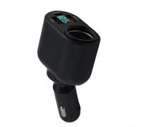 Chargeur de voiture QC3.0 avec deux ports USB et Type-C 22,5 W charge rapide, adaptateur d'alimentation 12-24 V pour voitures, SUV et camions