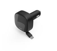 Chargeur de voiture rapide, 2 USB-C, câble charge extens., PD, 30W, nr