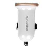 Chargeur de Voiture rapide avec 2 ports USB 5V/2.1A Blanc