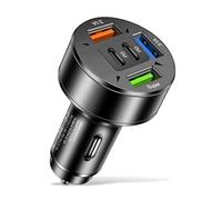 Chargeur de voiture rapide, chargeur de téléphone pour voiture, type adaptateur de charge super rapide de prise de téléphone portable Palladium C dans le - Chargeur USB type C de 100 W, charge