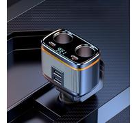 Chargeur de voiture rapide PD 145 W avec écran LED, double ports USB et Type-C, compatible avec Huawei et pour téléphones Xiaomi