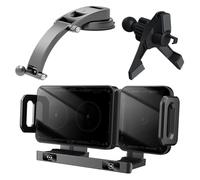 Chargeur de Voiture sans Fil 15W | Support de Charge Rapide Grille de Ventilation - Berceau avec Serrage Automatique Compatible, Idéal pour Voyage, Bureau et Usage Quotidien