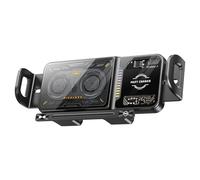 Chargeur de voiture sans fil 20 W - Support de téléphone à fixation automatique - Avec construction ABS - Cradle rotatif à 90 degrés - Accessoire de véhicule moderne avec LED - Chargeur rapide pour