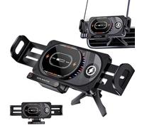 Chargeur de voiture sans fil | Charge avec fonction rotative, support de téléphone avec chargeur de voiture - Pour conducteur, voyageur, trajets d'affaires, parking, camping, berline, camion, SUV