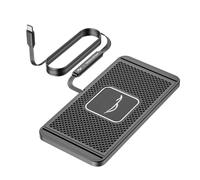 Chargeur de Voiture sans Fil pour Fox 2016 2017 2018 2019 2020 2021 2022-2026, Charge Rapide Type-C/USB, Tapis de Chargement Rapide sans Fil, Tapis Chargement,1M-Type C