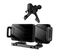 Chargeur de voiture sans fil - Support de charge stable | Prise d'air surchauffé, maintien pour voiture autobloquant sans solution de continuité, pour le contrôle de la musique,