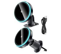 Chargeur de voiture sans fil | Support de téléphone portable automatique - Support automatique pour smartphone, chargeur magnétique de téléphone portable 15 W pour console centrale de véhicule