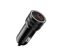 Chargeur de voiture super rapide 25 W pour Samsung S25 S24 Z Fold Flip 7 FE Ultra A56 A36 PD/PPS 40 W 2 ports USB C chargeur de téléphone de voiture pour Tab S10 S9 A9 prise allume-cigare 12/24 V (1