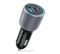 CHARGEUR DE VOITURE THOMSON 12/24V 2 USB-C PD 100W + PD 30W + QC 3.0 18W (Total