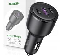 UGREEN 69W Allume Cigare USB C PD QC 3.0 Chargeur Voiture Rapide 65W Max d'un Seul Port Compatible avec iPhone 16 Plus Pro 15 14 MacBook Air iPad Galaxy S24 S23 Ultra Steam Deck