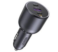 UGREEN 35025 Station de charge pour voiture 100 W USB 2.0 type A femelle, USB-C® femelle, USB-C® femelle gris pour voiture