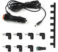 Chargeur de voiture universel 12 V 3 A 24 W pour câbles d'alimentation de tablette, appareils photo, lecteur DVD, CCTV, barres lumineuses LED et autres produits électroniques automobiles, câble de