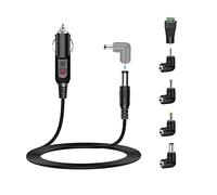 Chargeur de Voiture Universel 12V Allume-Cigare Alimentation connecteur câble pour Lecteur DVD climatisation LED Navigation Satellite télévision caméra CCTV GPS pour Camping et Voyage (LED)