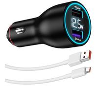 Chargeur de Voiture USB 120 W et Câble USB C pour Xiaomi Redmi Note 14 Pro+ 15 Pro 13Pro+ 12 11 5G, Adaptateur et Câble Type C 1 Meter Charge Rapide pour Xiaomi 13T 12 POCO X8 Pro X7