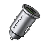 Chargeur de voiture Usb-A, Usb-C Vention Ffbh0 18/20W Gris