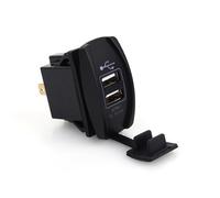 Chargeur de Voiture USB DC 12V-24V, Chargeur de Voiture USB Double LED Bleu Carling ARB Interrupteurs à Bascule 5V 3.1a Accessoires D'intérieur de Voiture